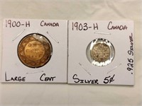 Silver Coins, Tools, Household Consignments