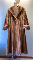 Long Mink Fur Coat By Albe