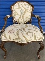 TULIP PATTERN UPHOLSTERED CHAIR