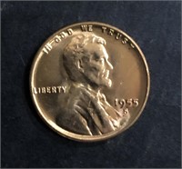 1955-S LINCOLN HEAD WHEAT BACK PENNY (UNCIRCULATED