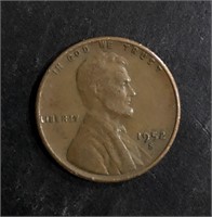 1952-S LINCOLN HEAD WHEAT BACK PENNY