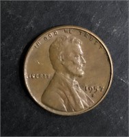 1957-D LINCOLN HEAD WHEAT BACK PENNY