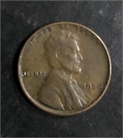 1950-S LINCOLN HEAD WHEAT BACK PENNY