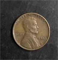 1953 LINCOLN HEAD WHEAT BACK PENNY