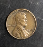1956-D LINCOLN HEAD WHEAT BACK PENNY