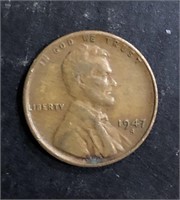 1947-S LINCOLN HEAD WHEAT BACK PENNY