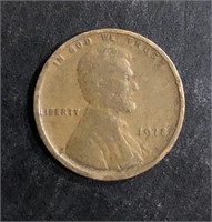 1918 LINCOLN HEAD WHEAT BACK PENNY
