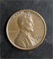 1950-D LINCOLN HEAD WHEAT BACK PENNY