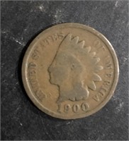 1900 INDIAN HEAD ONE CENT PENNY