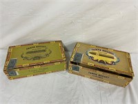 Lot of 2 Tampa nugget sublimes cigar boxes