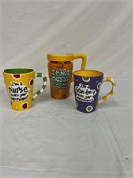 Modern fun eclectic mug lot
