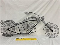 Vintage Motorcycle Metal Hanging Wall Art Decor