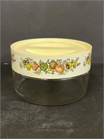 1970's Pyrex Spice of Life See N Store Canister