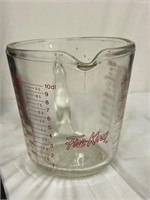 Anchor Hocking  4 Cup Fire King Measuring Cup red