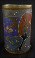 Wonderful Japanese Cloisonne Cylinder Vase