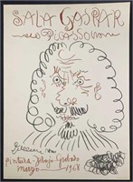 1968 Picasso Exhibition Poster