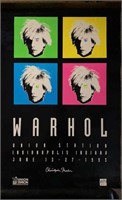 1993 Andy Warhol Union Station Indpls Poster