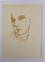 Andre Derain 1957 Color Lithograph Head of Woman