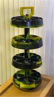 Marbleized Acrylic Four Tier Counter Display