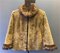 Ladies Elan Fur Jacket Size 12