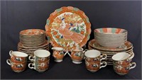 Antique Style Japanese Porcelain Service Set