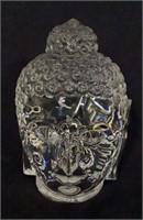 Nachtmann Art Glass Buddah Bust Head
