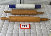 (3) Assorted Sizes Rolling Pins
