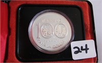 1974 Winnipeg One Dollar in Black Case- Unc.