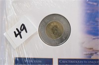 1996 Canadian Uncirculated $2.00 Coin