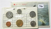 1988 Canadian Uncirculated 6 Coin Set
