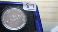 1975 Canadian One Dollar Coin in Blue Case