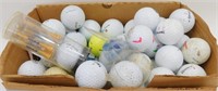 Group of Golf Balls & Tees