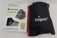 Pair of Yaktrax Spikes - Size L/XL plus Unigear