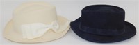2 Vintage Hats - Wool