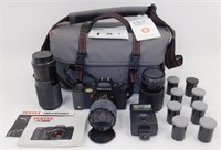 * Pentax A-3000 Camera with Accessories