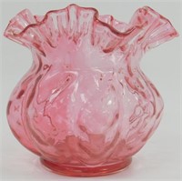 * Cranberry Fenton Vase