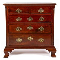Fine Philadelphia Chippendale mahogany bachelor's chest  / bureau of diminutive size, ex-Israel Sack, from the Joseph and June Hennage collection, to benefit the Colonial Williamsburg Foundation