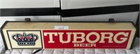 Lighted Tuborg Beer Sign