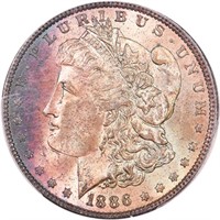 $1 1886 PCGS MS64 CAC