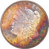$1 1887 PCGS MS65
