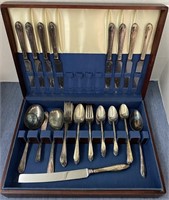 ROGERS & SONS EXQUISITE SILVERPLATE FLATWARE AND B