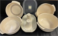 ASSORTED LOT MICROWAVE COOKWARE