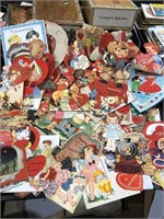 Assortment Of  Vintage Valentines Day Cards.