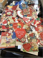Assortment Of Vintage Valentines Day Card.