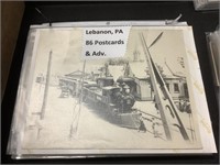 Antique Lebanon, PA Advertising, Postcards, Trade