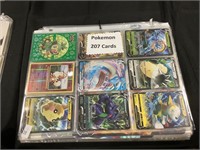 207 Pokémon Trading Cards.