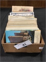 Box Of Vintage Postcards.