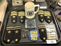 U.S. Military Navy Jacket Shoulder Boards, Cuff