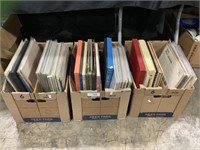 3 Boxes Of Vintage Vinyl Records.