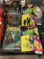 3 NOS The Mask Figures, Catwoman, Witchblade